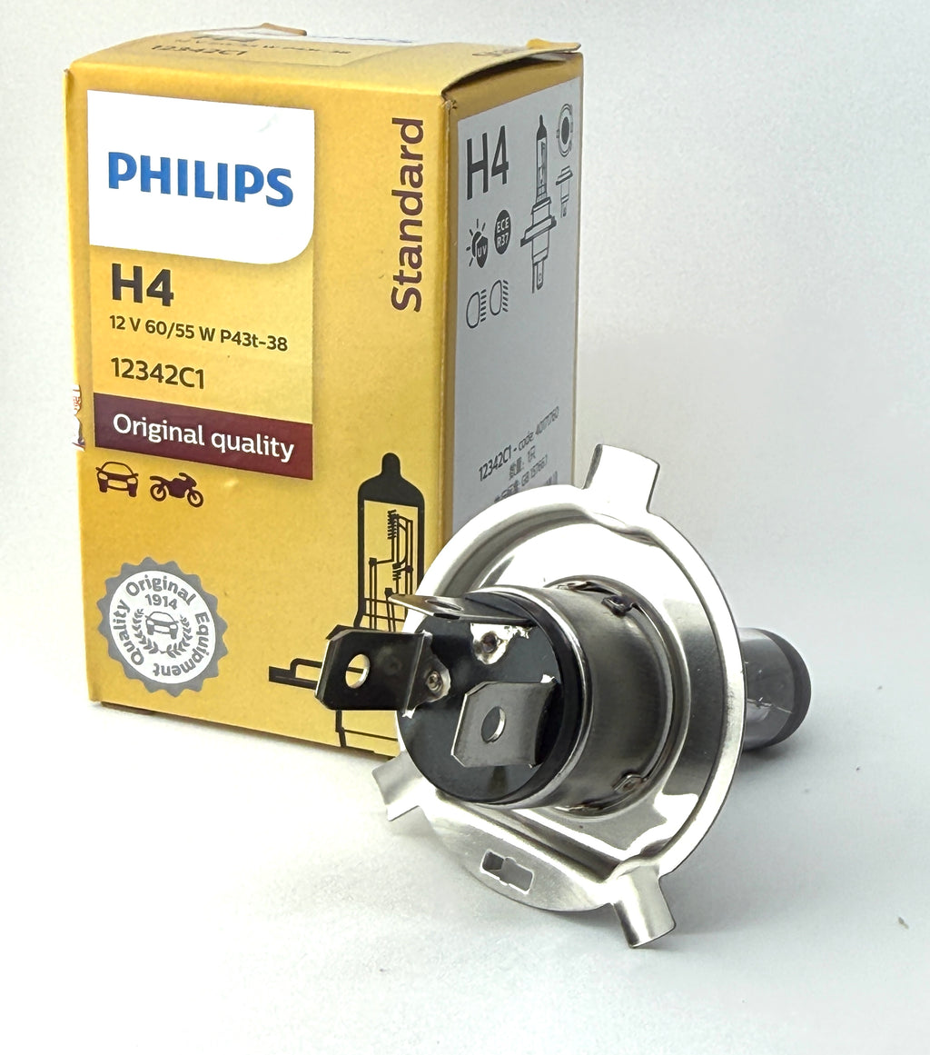 PHILIPS H4 12V60W/55W halogen headlight bulb