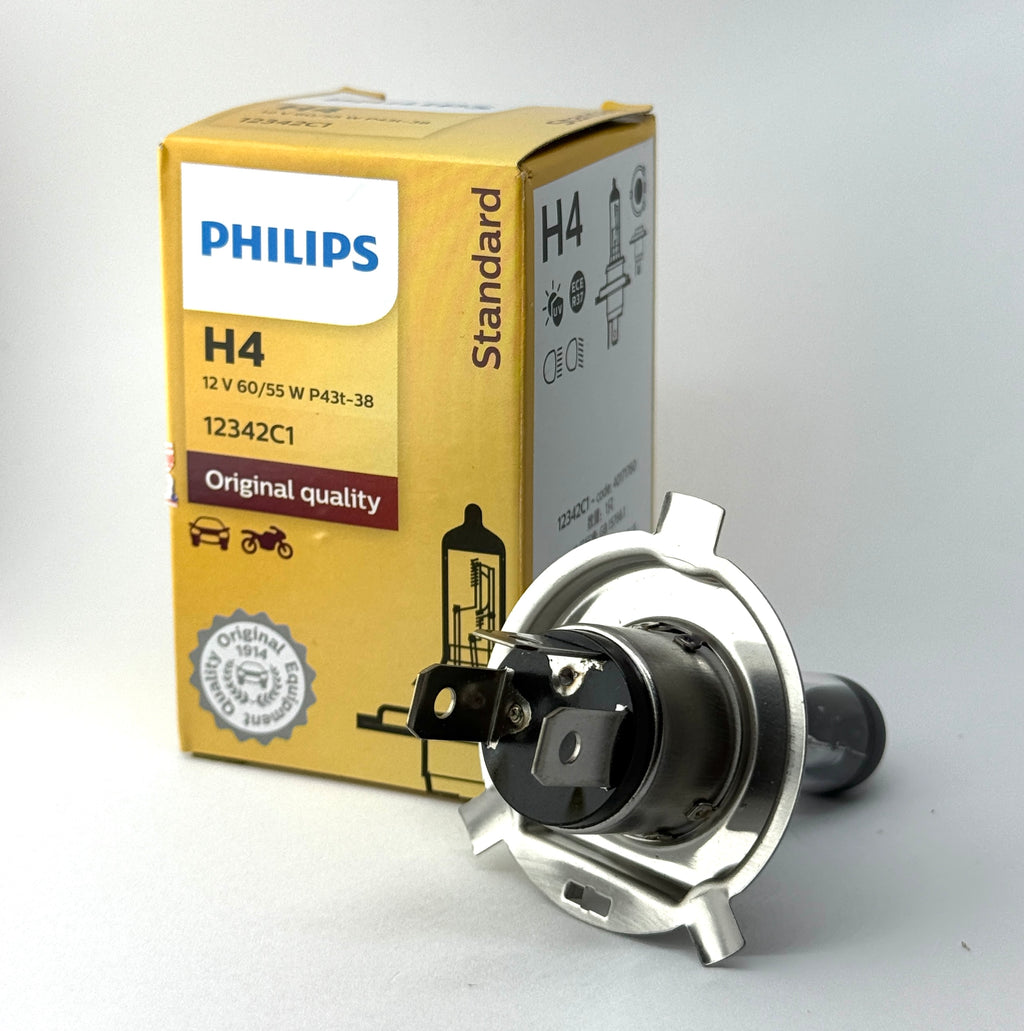 PHILIPS H4 12V60W/55W halogen headlight bulb